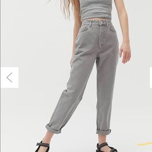 NWT BDG gray high-rise mom jeans